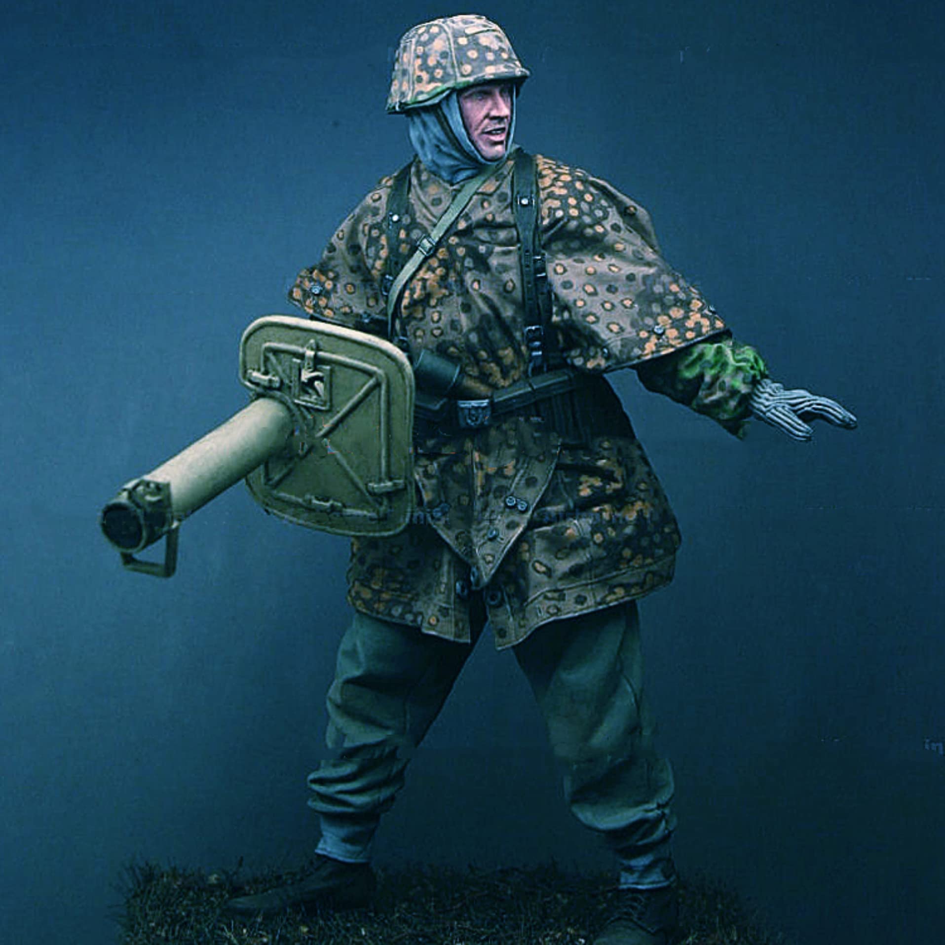 Kit de modèle de figurine en résine 1/35 fantaisie soldat allemand infanterie motard moto WW2 non peint non assemblé - Canada