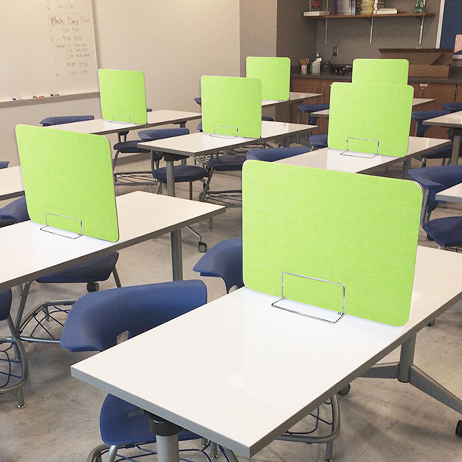 Divisorio da scrivania per la riduzione del Rumore e Facile Installazione Senza forature. Accessori per Ufficio e Scuola, per Studenti e Professionisti.
