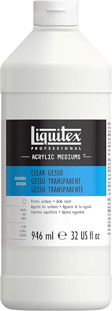 Liquitex Professional Clear Gesso Surface Prep Medium, 946 ml