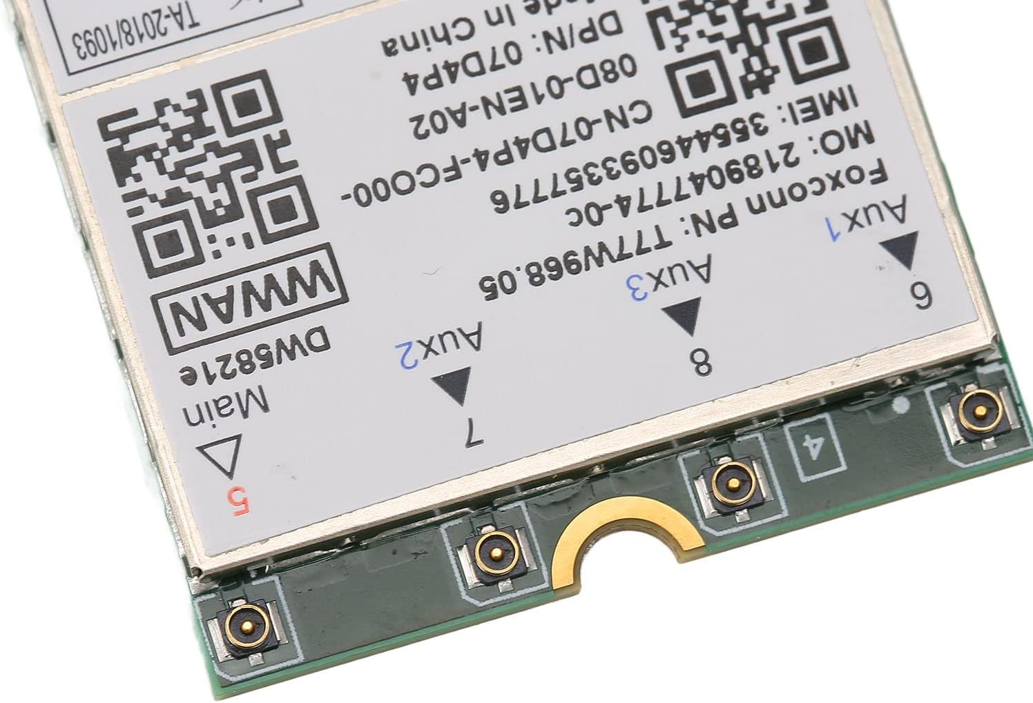 DW5821E 3G 4G 5G LAN Card, Fast Speed Net Card, Support GLONASS Galileo Positioning.