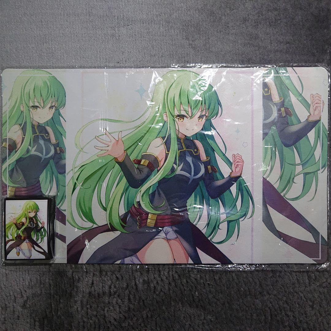 α1 コードギアス 黒の騎士団服&髪の毛 CC スリーブ&プレイマット 【グッズ-