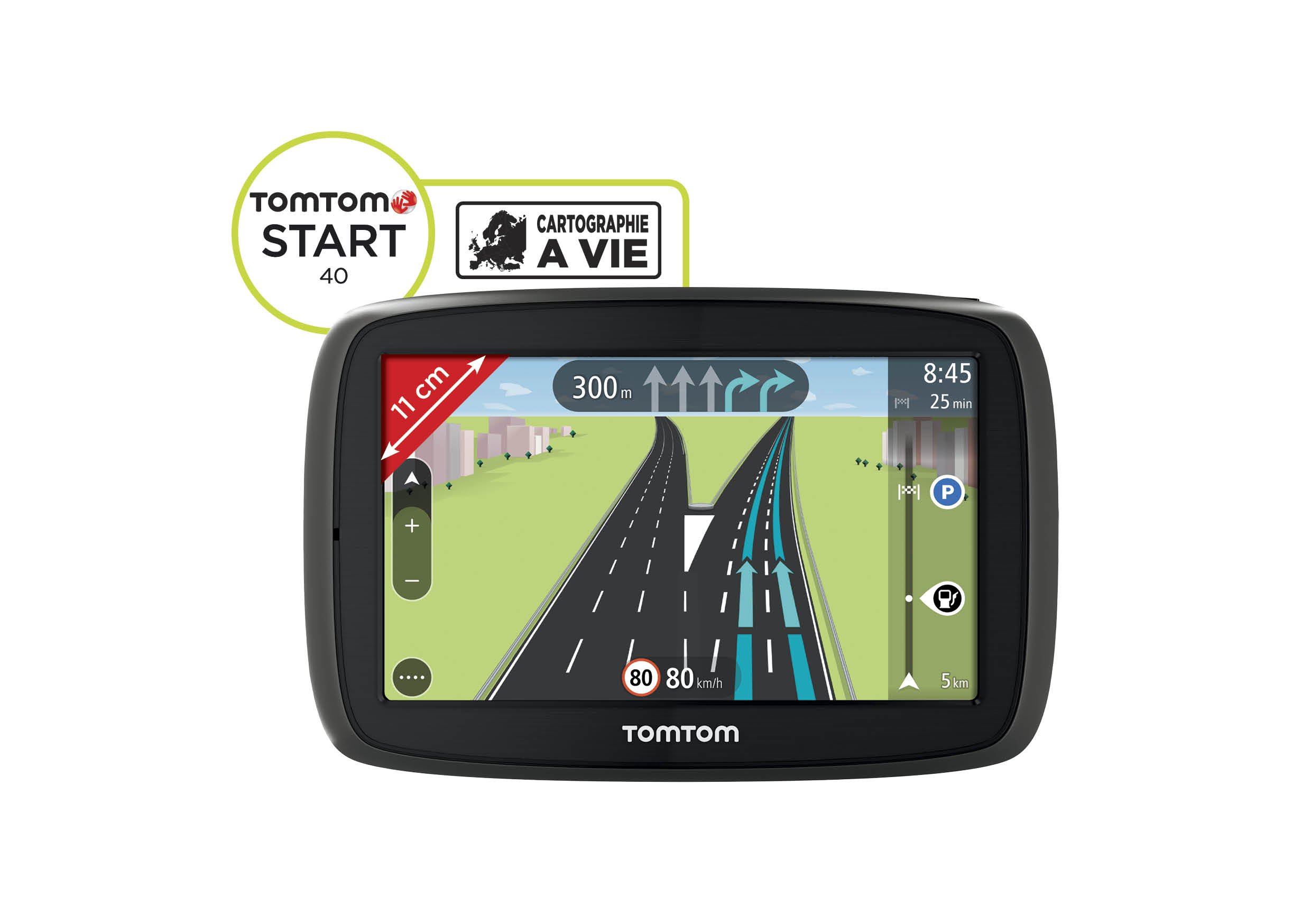 TomTom START 40 (4,3 pouces) Europe 23 Cartographie à vie (1FD4.054.01)