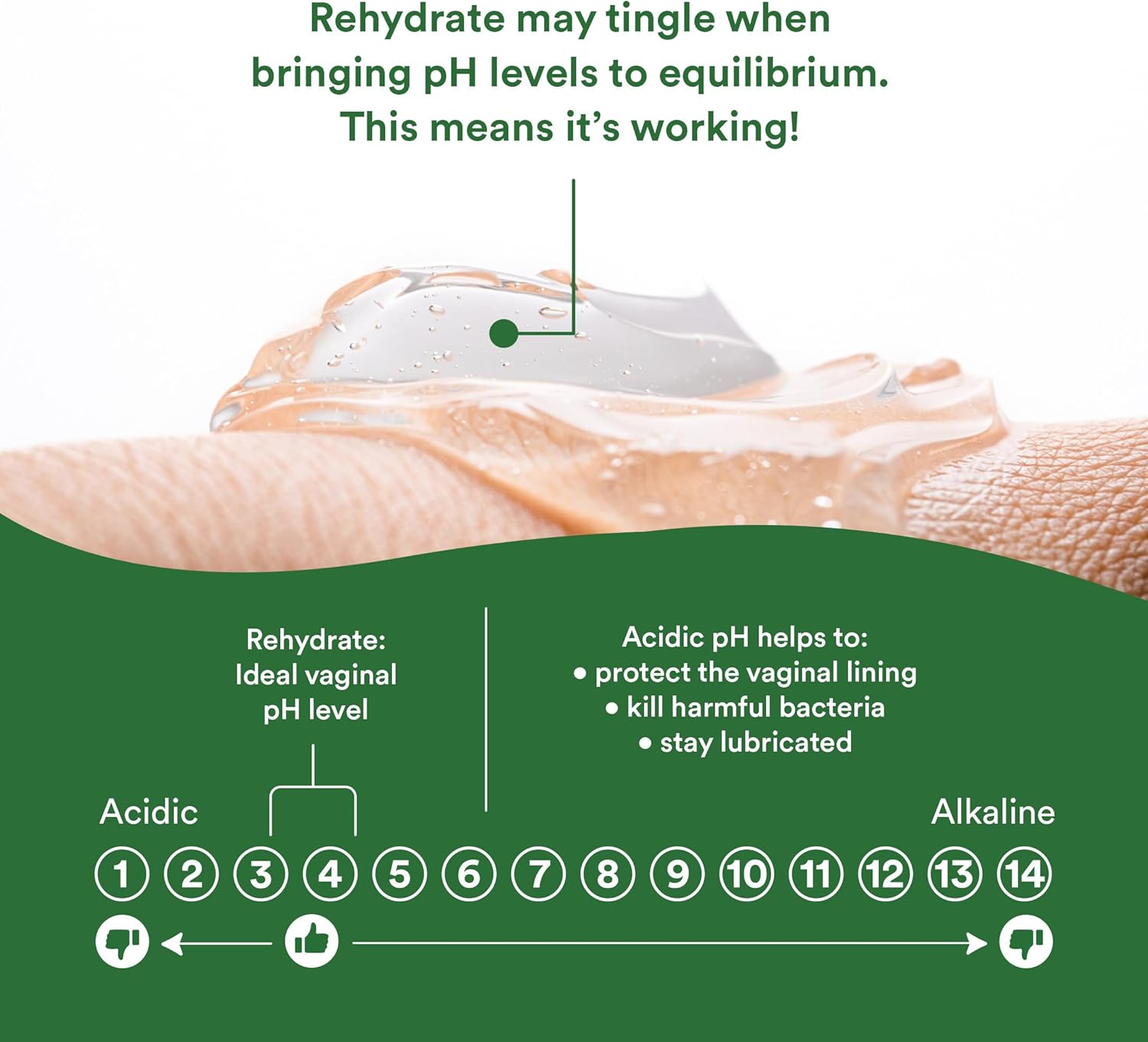 Good Clean Love Rehydrate Ultra Moisturizing Vaginal Gel with Hyaluronic Acid, pH-Balanced Vaginal Moisturizer, Water-Based Feminine Care, Long Lasting Relief from Dryness & Discomfort, 2 Oz - Image 8