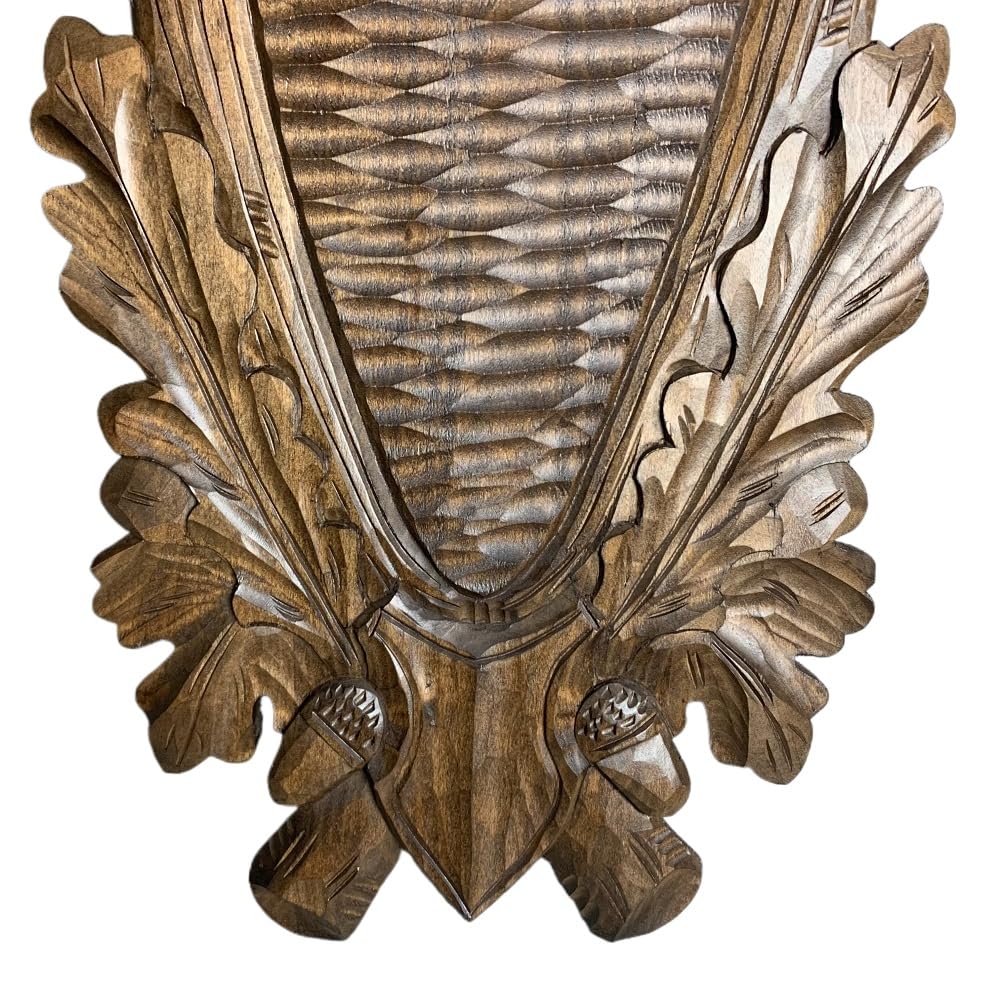 Hi Life Living Nature Scudo di Legno per Trofeo Daino. Pannello. Corna. Caccia. 43x22cm 231401
