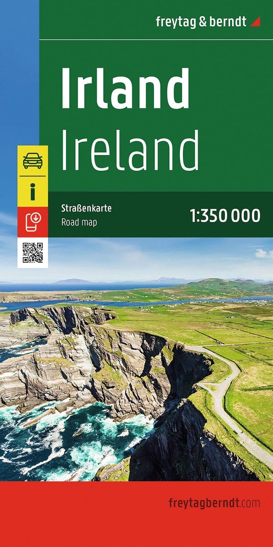 Ireland Road Map by  freytag & berndt - 9783707925081