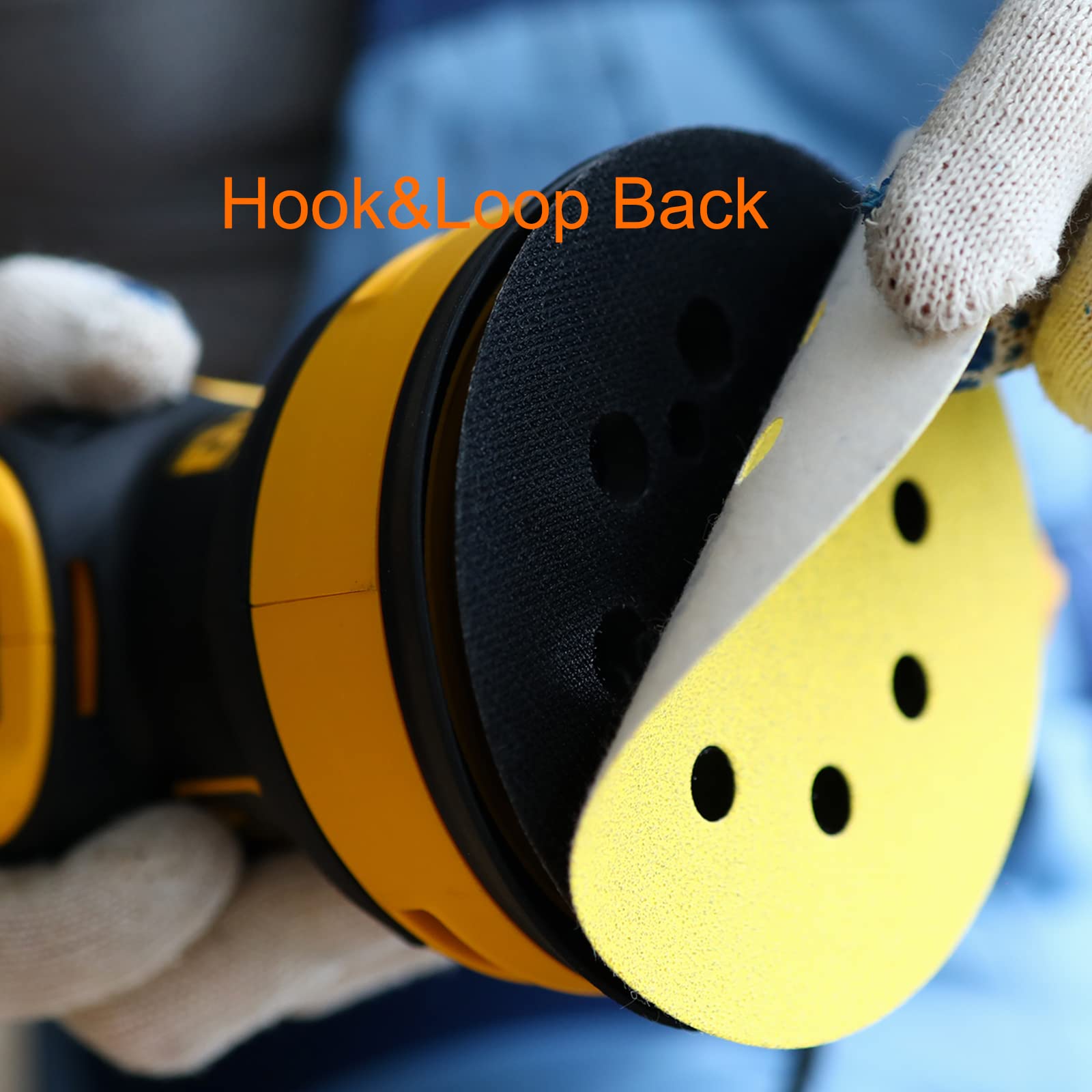 Sourcing Map Lot De 25 Disques De Ponçage Jaunes De 12,7 Cm Grain 80