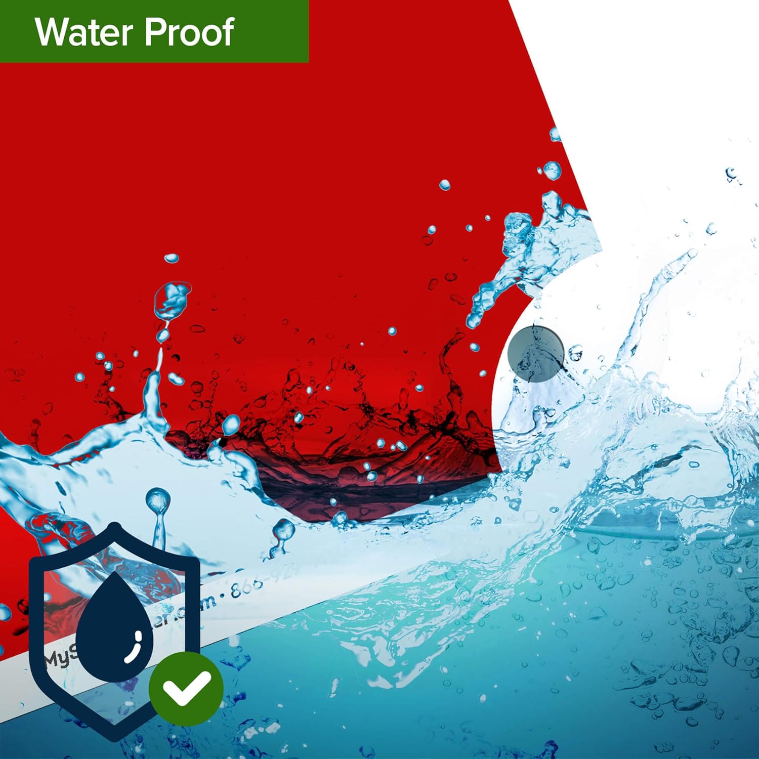 Beware of Dog Sign, 24x30 Inches, 55 mil thick HDPE (high density polyethylene), Made in USA by My Sign Center