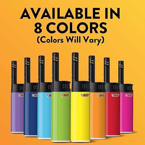Miniatura 7 de BIC EZ Reach - Encendedor de velas, el encendedor definitivo con varita para velas, diseños surtidos, paquete de 12 unidades de encendedores