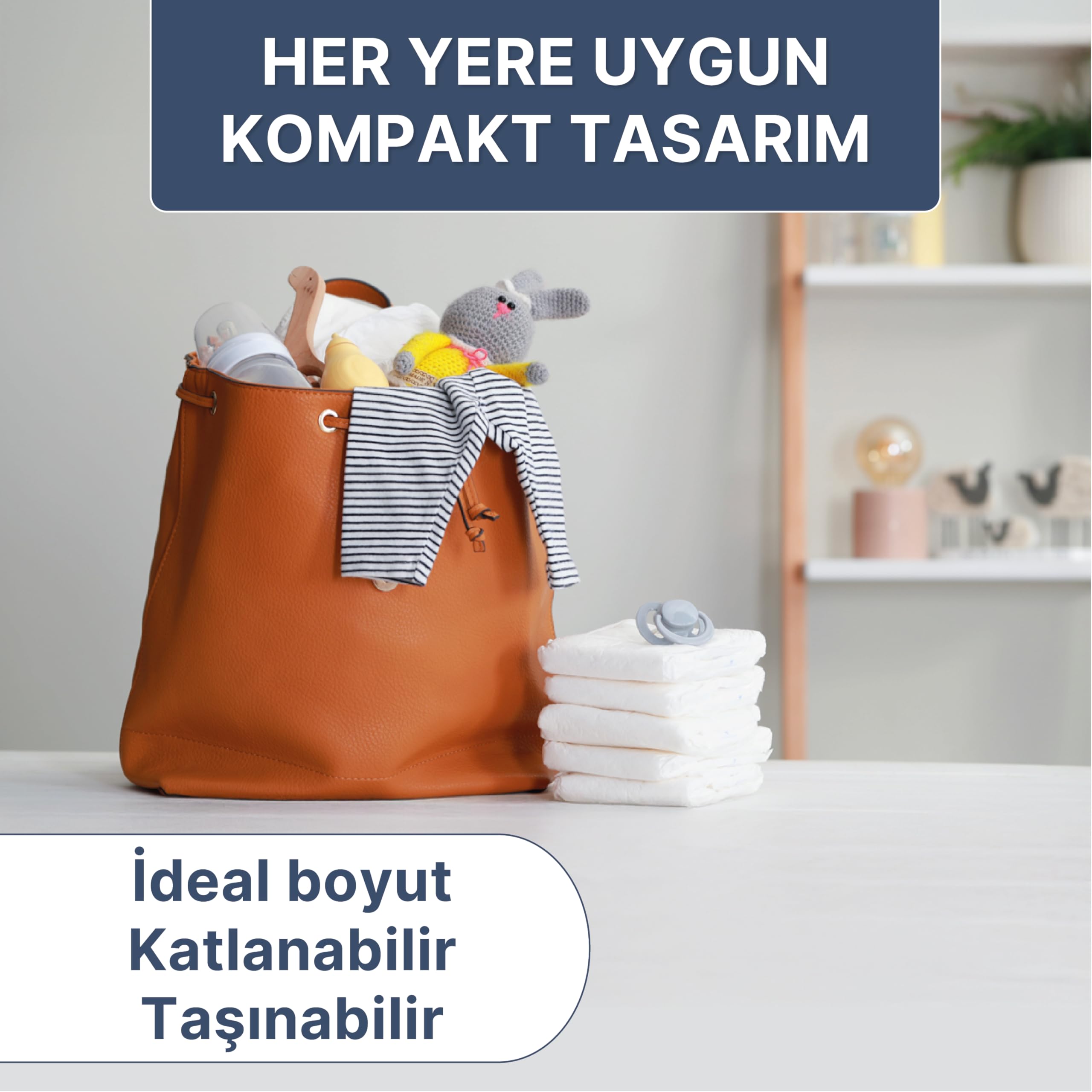 Paddlers Bebek Bakım Örtüsü 60x60 cm 40 Adet (4x10) – Alt Açma, Yatak Koruyucu