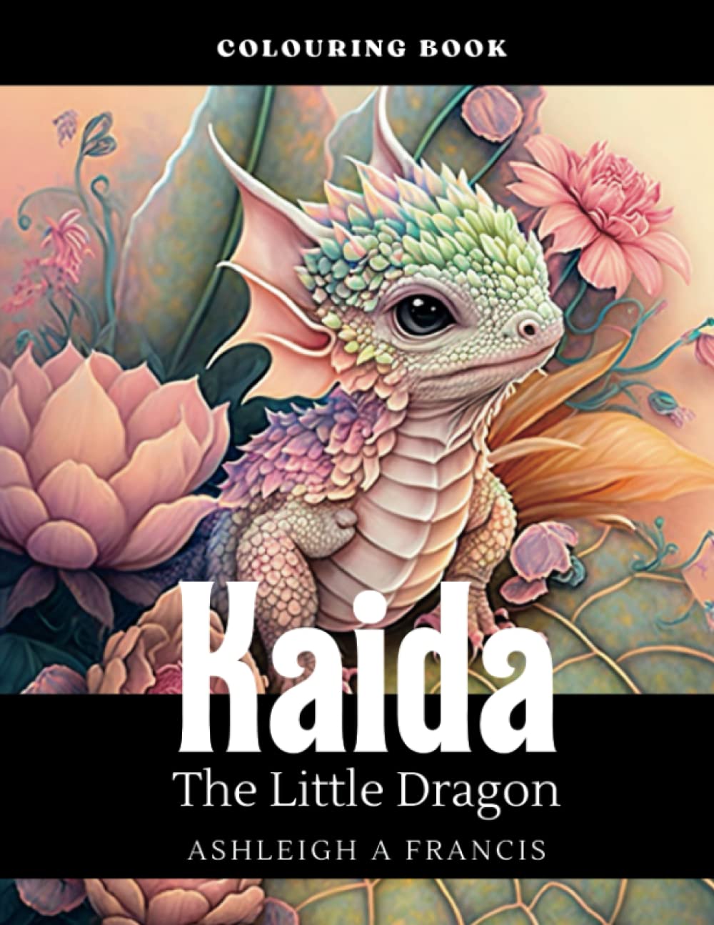 KAIDA - THE LITTLE DRAGON COLORING BOOK: The First Baby Dragon of The Adorable Little Dragon Series is Yours to Color (The Adorable Little Dragon Series of Coloring Books)
