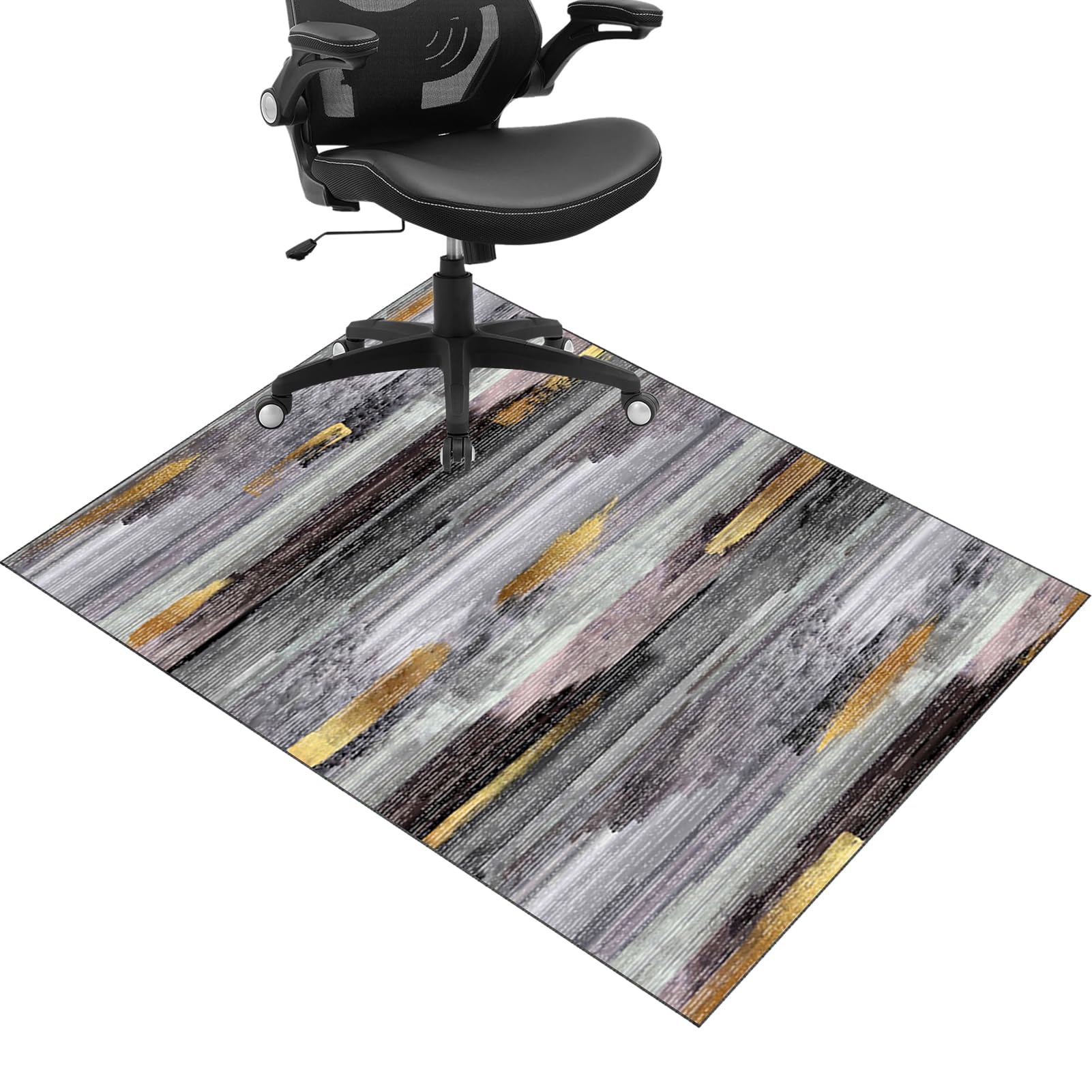 Jaevkwzy Color - 10 Floor Protector For Office Chair, Office Chair Mat For Carpeted Floor, Floor Mat, Gaming Chair Mat Non-Slip Protective, Carpet Protector For Low, Standard And Medium Pile Carpets 90 X 120 Cm