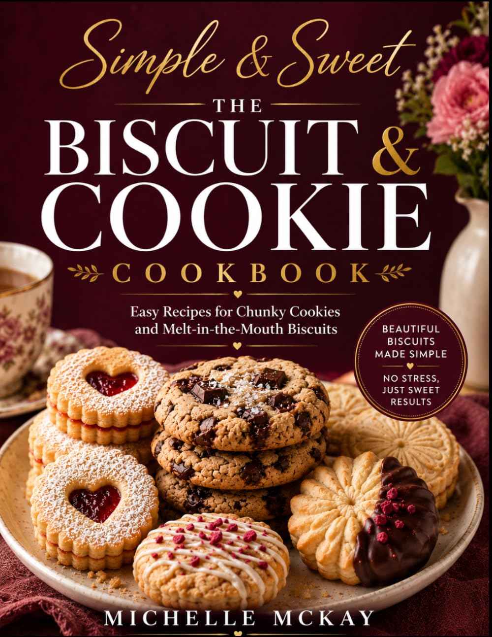 Simple & Sweet, The Biscuit And Cookie Cookbook: Easy Recipes For Chunky Cookies And Melt In The Mouth Biscuits (The Simple And Sweet Cookbook Series)