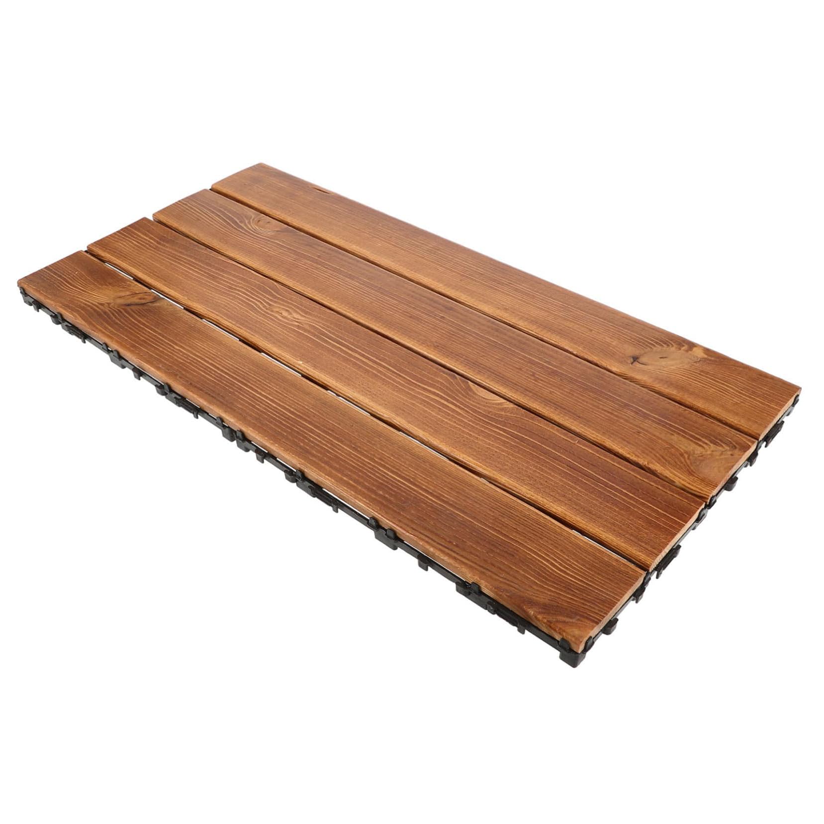 Płytki Ogrodowe Zewnętrzne Podłogi Taras Zewnętrzny Płytki Drewniane Podłogi Płytki Przeplatane Płytki Ogród Zewnętrzny Taras 60x30cm 24 szt