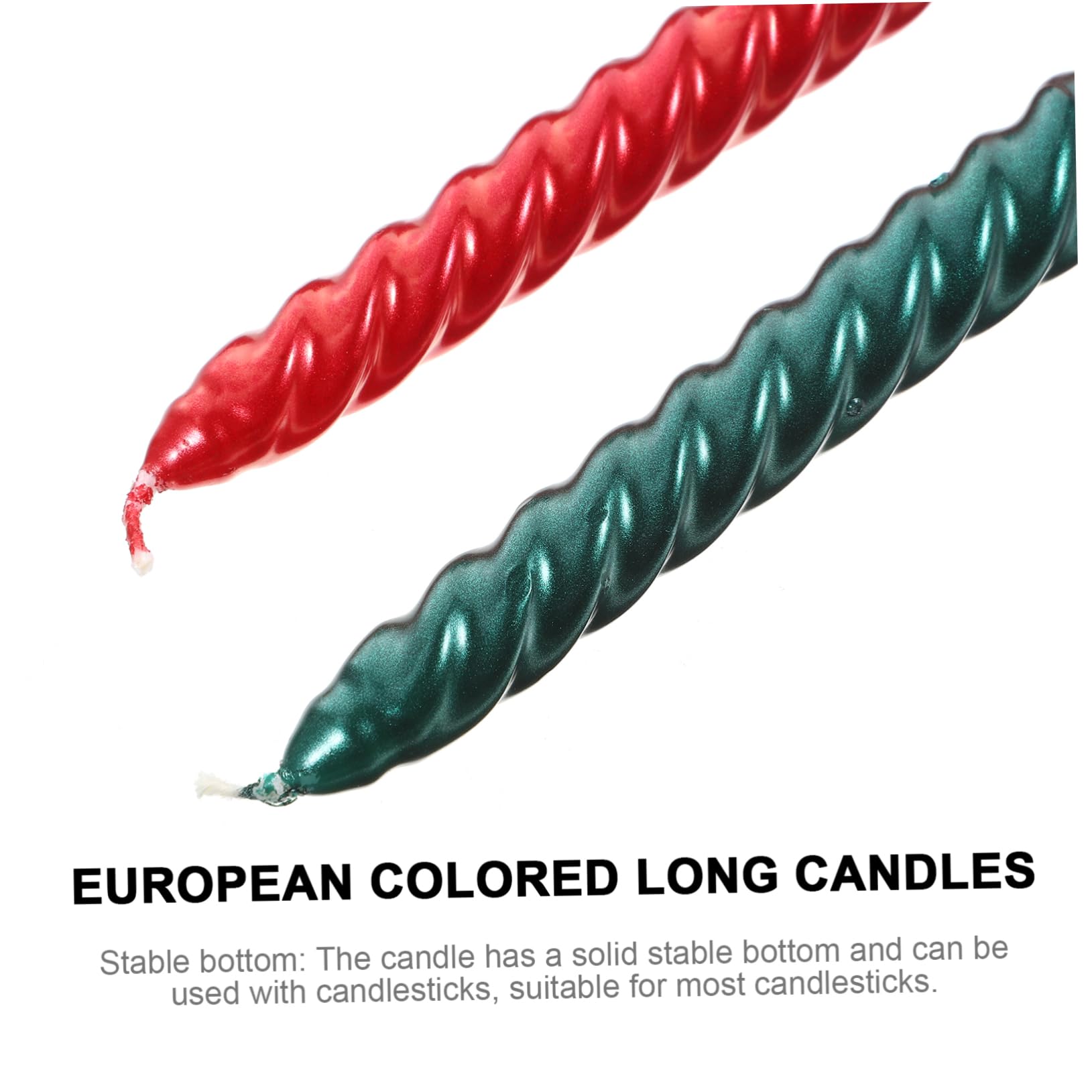 Candele Decorative A Vite Lunghe Filettatura Candele Coniche A Spirale Per A Casa E Matrimoni