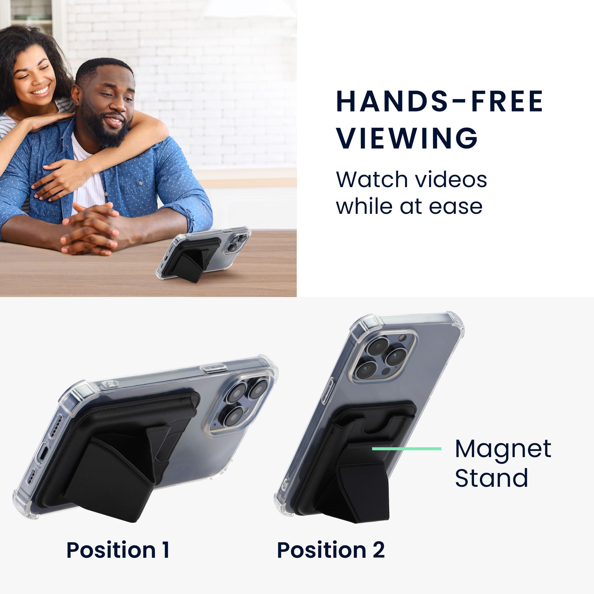 Portafoglio magnetico per telefono Portafoglio multifunzione per carte