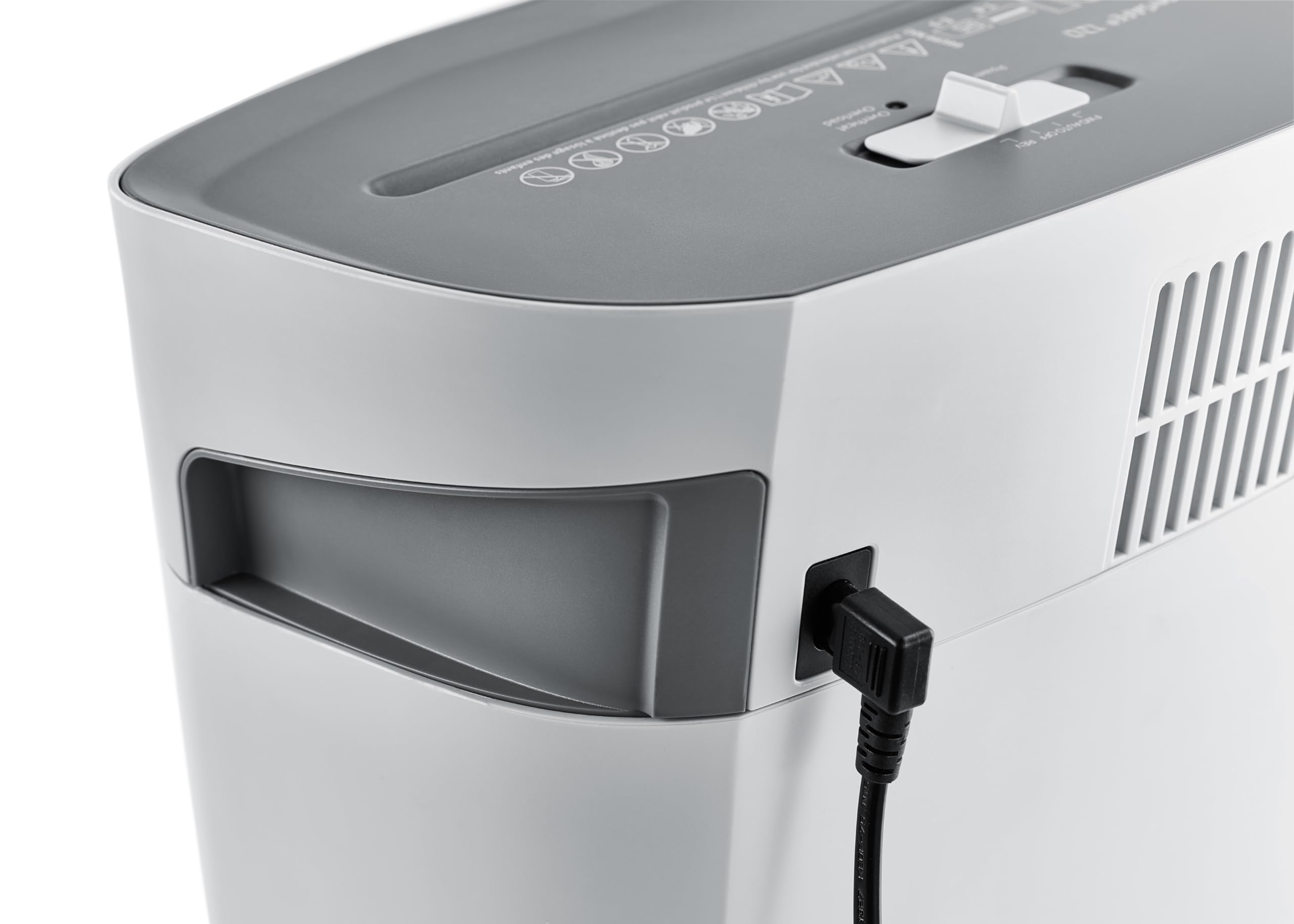 Dahle PaperSAFE PS 120 distruggidocumenti (8 fogli, livello di sicurezza P4, taglio a particelle, privo di olio e manutenzione, 12 litri), grigio