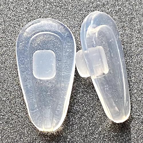 Miniatura 2 de Eazean Almohadillas de nariz de repuesto para gafas y gafas de sol Oakley, 5 pares de protectores de nariz de silicona transparente