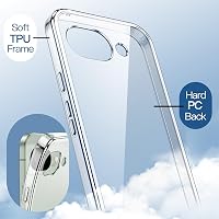 Priehľadný kryt na Google Pixel 10a JETech, odolný voči žltnutiu, pevný zadný kryt, krištáľovo čisté puzdro na telefón 6