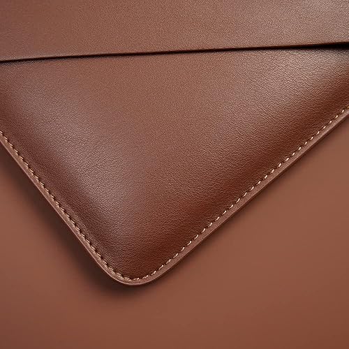 Miniatura 6 de Funda de piel sintética para laptop de 13 pulgadas, compatible con 13 MacBook Air M3 M2, 13 MacBook Pro M2, Surface Pro, Dell XPS 13 con bolsa