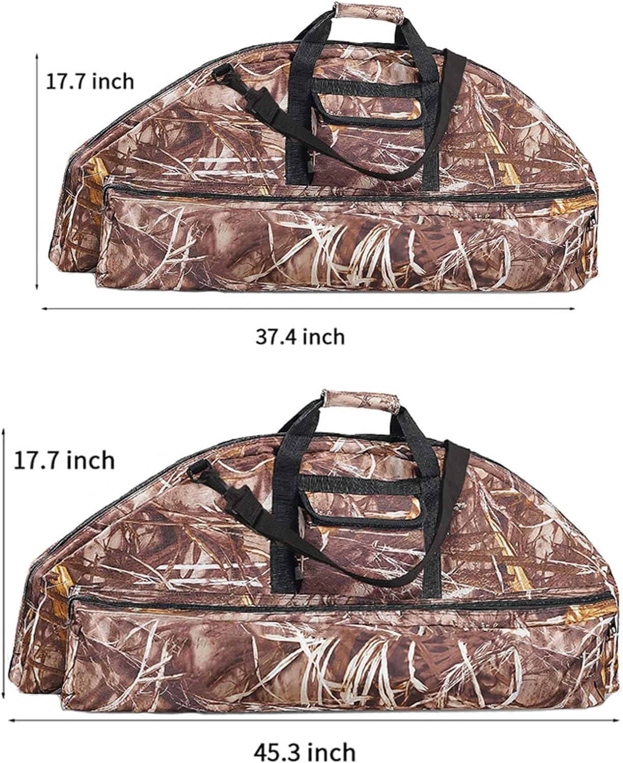 Molteplici tasche Compound Bow Carry Bag con freccia tasca per la caccia