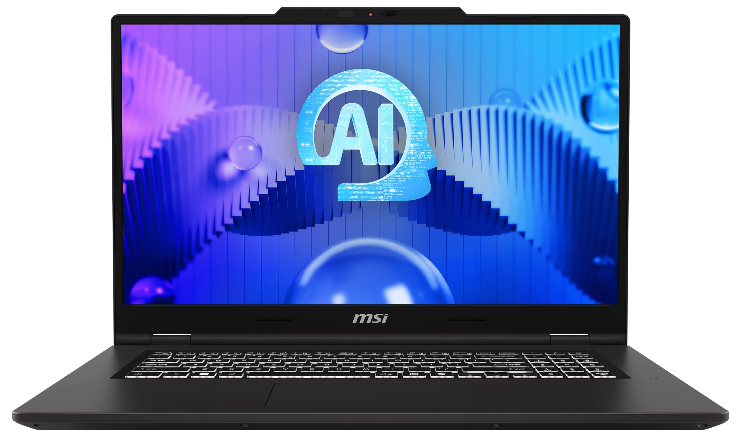 MSI Venture 17 AI, laptop biznesowy, procesor Core Ultra 7, wyświetlacz Full HD 17,3", karta graficzna Arc, 16 GB RAM, 512 GB SSD, Windows 11 Home, klawiatura QWERTZ, A1MG-006