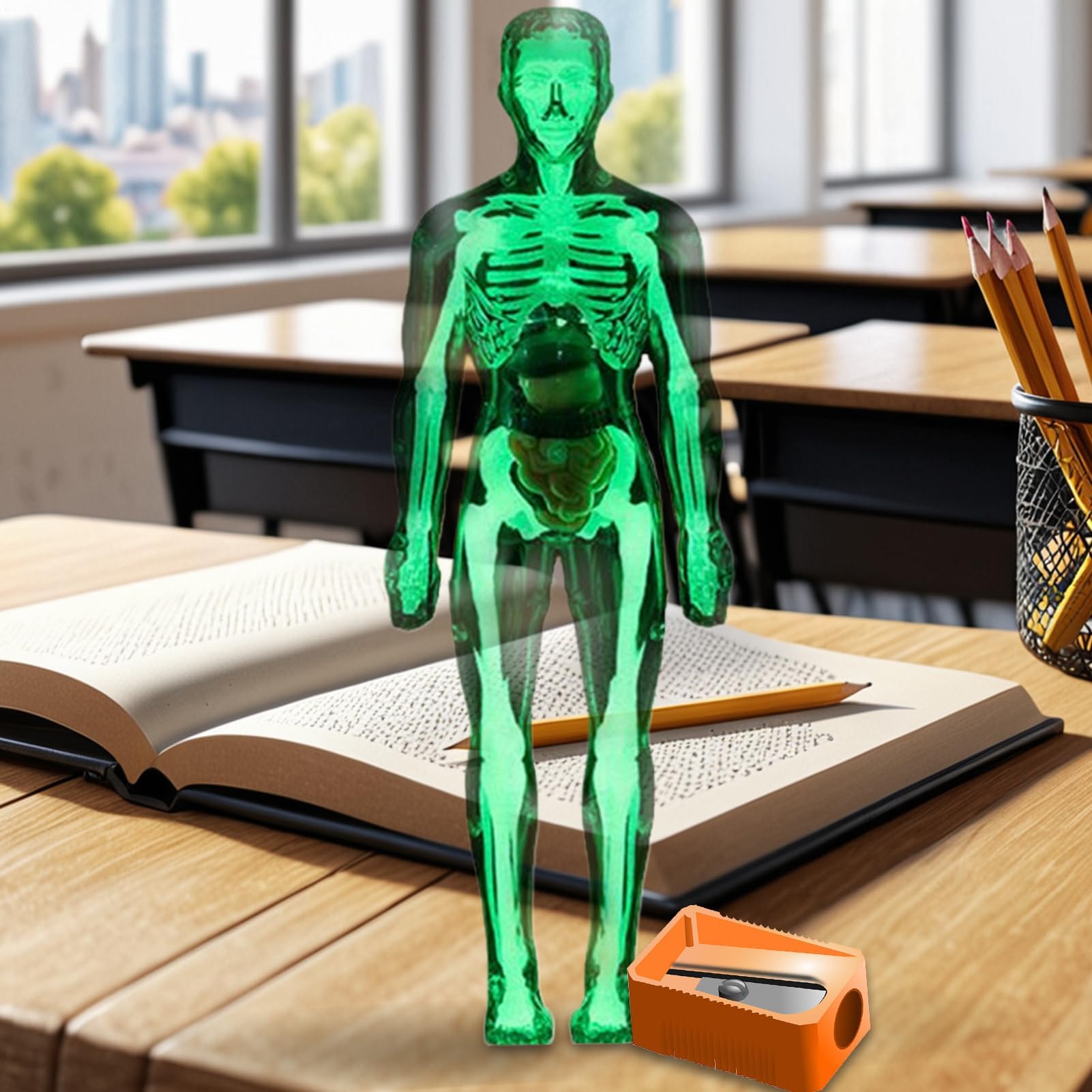 Zabawki anatomiczne dla - Naukowy model ludzkiego ciała, interaktywna figurka szkieletu do nauki w domu