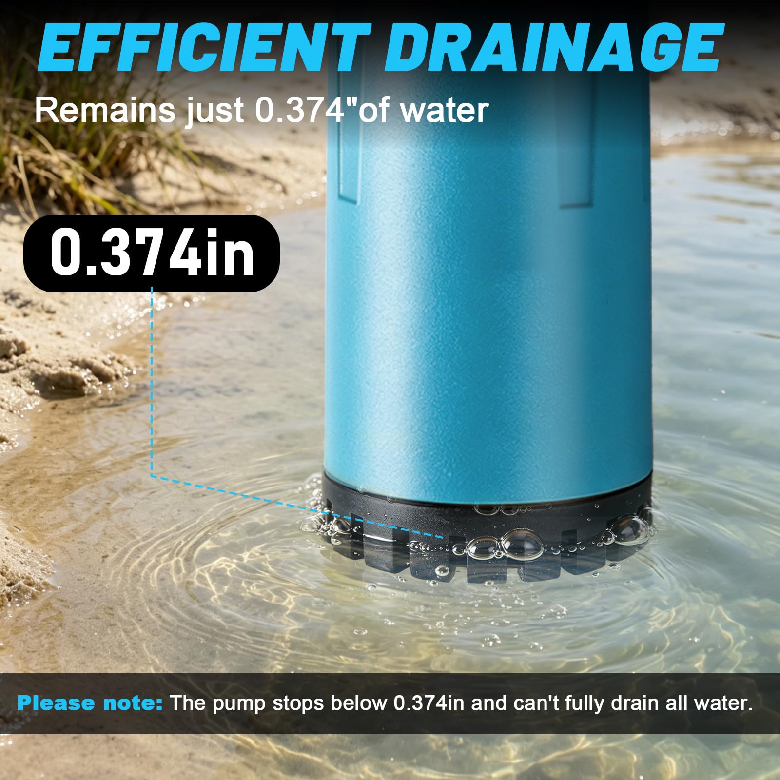 Akku Regenfasspumpe Wasserpumpe kompatibel mit Makita 18V Akku
