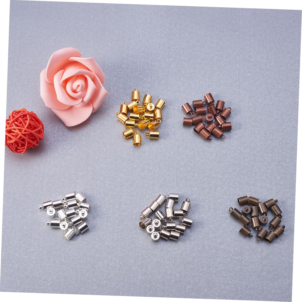 ULDIGI Create Jewelry 6mm Wide Weight Buckle Buckle Fringe Hat Buckle DIY Jewelry Accessories 200pcs Cord Caps