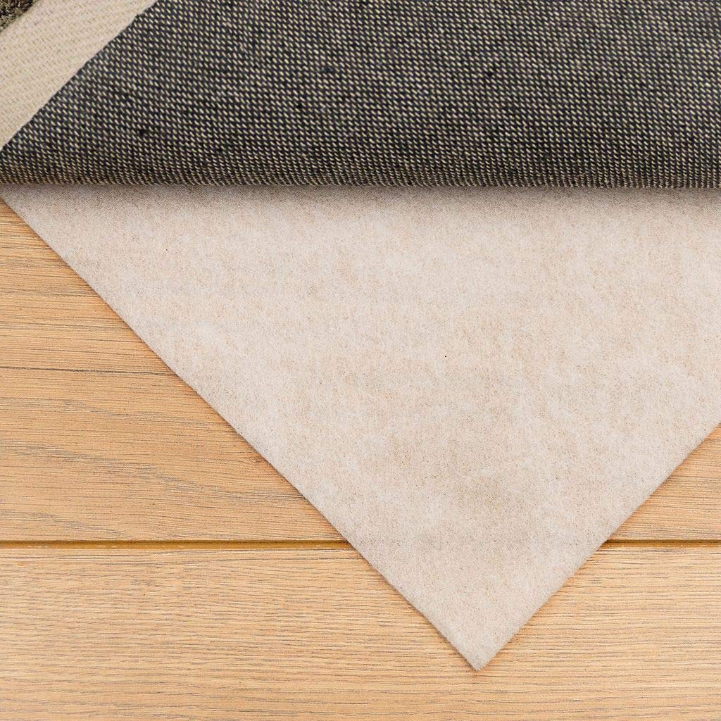 Rugs Anti Slip Underlay Dual Fleece For Both Hard Floor And Carpet (160Cm X 225Cm)