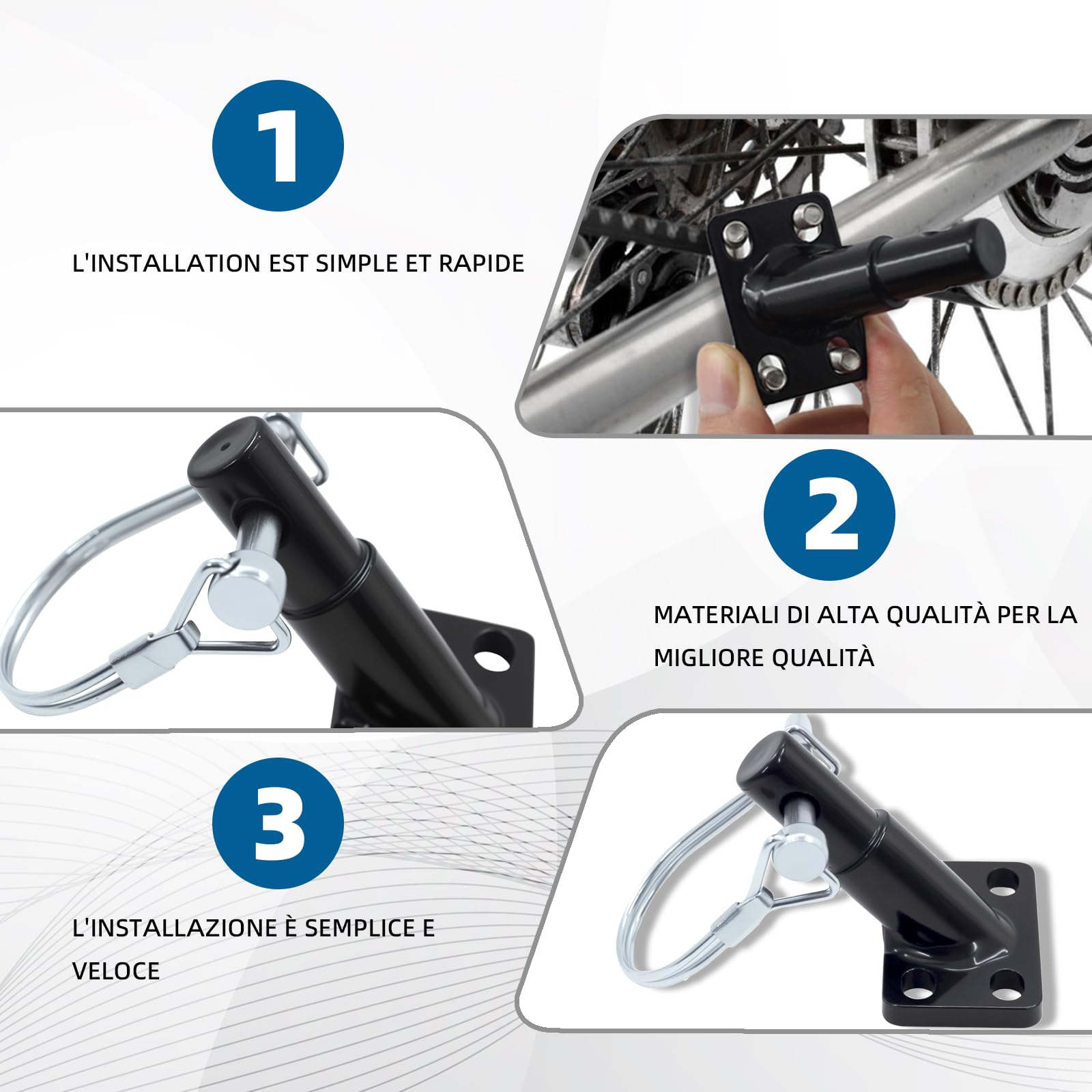 Thule Burley Croozer Adattatore Universale Coppia per Rimorchio Bici 17 mm