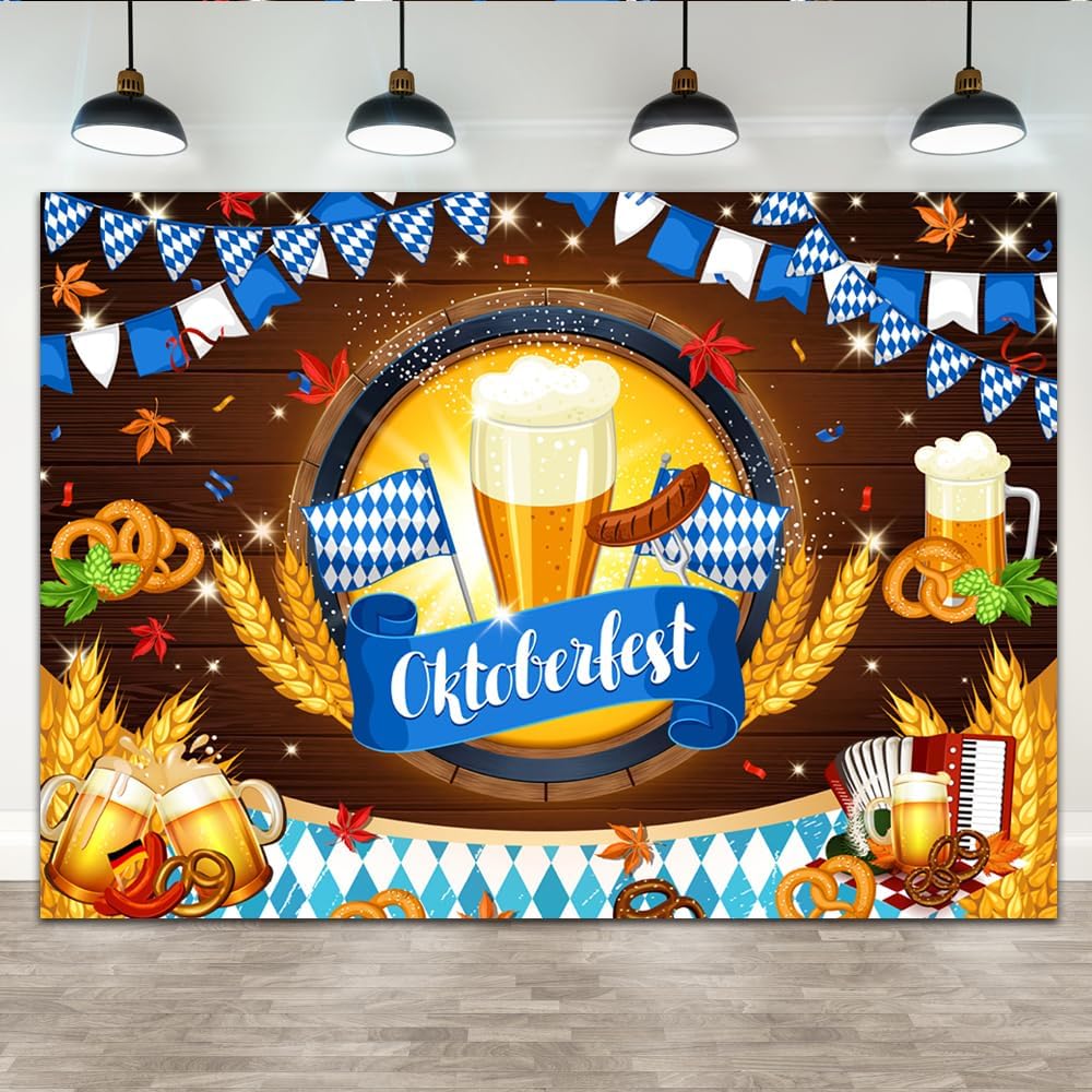 Amazon.com : Lofaris 7x5ft Oktoberfest Backdrop for Photography ...