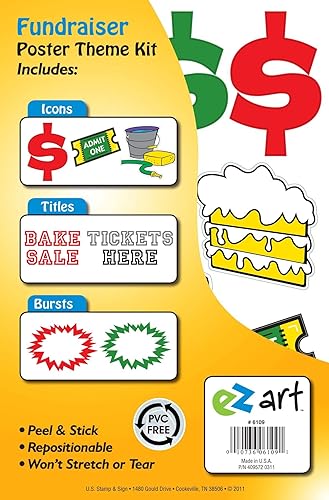 Miniatura 3 de Headline Sign 6111 EZ Art Science Fair - Kit temático para pósteres para crear tus propios pósters, fabricado en Estados Unidos