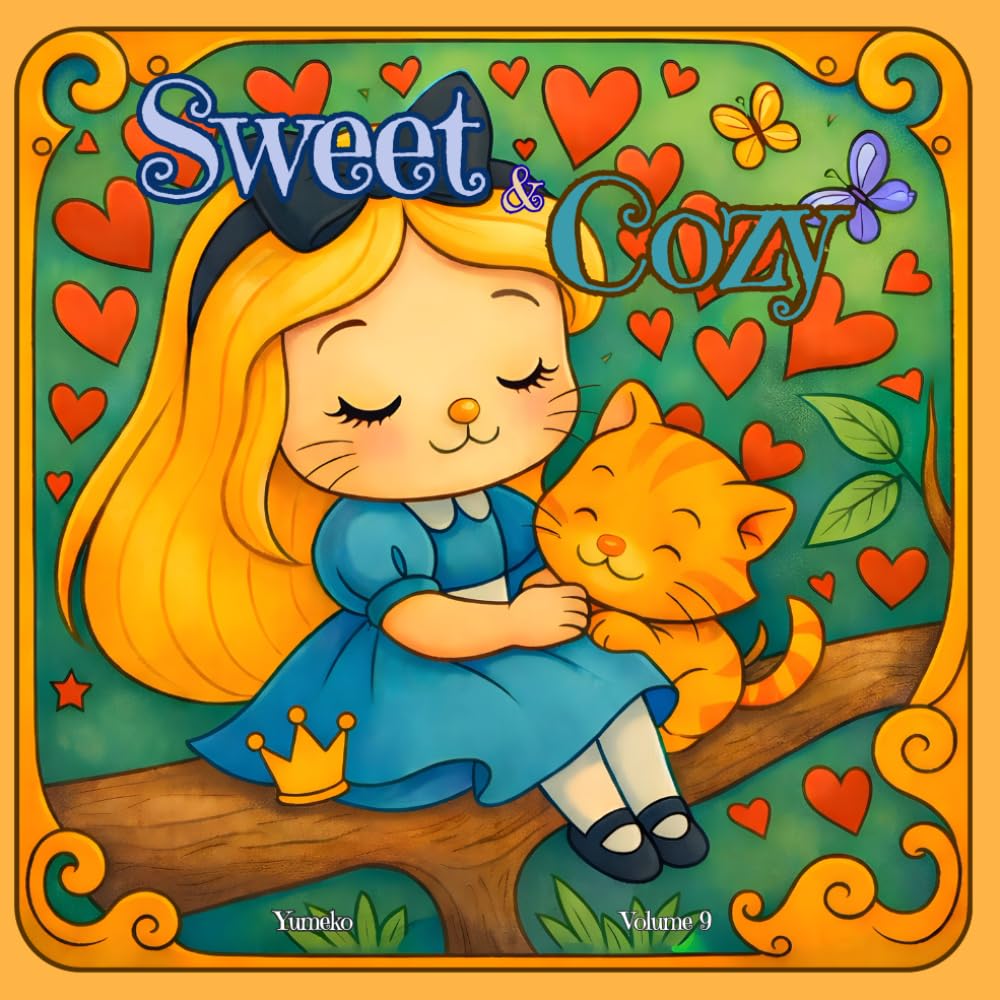 Sweet & Cozy Coloring Book, volume 9: Baby Cuties, Coloring Book for Adults