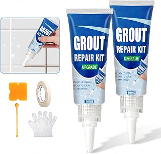 White Tile Grout Repair Kit