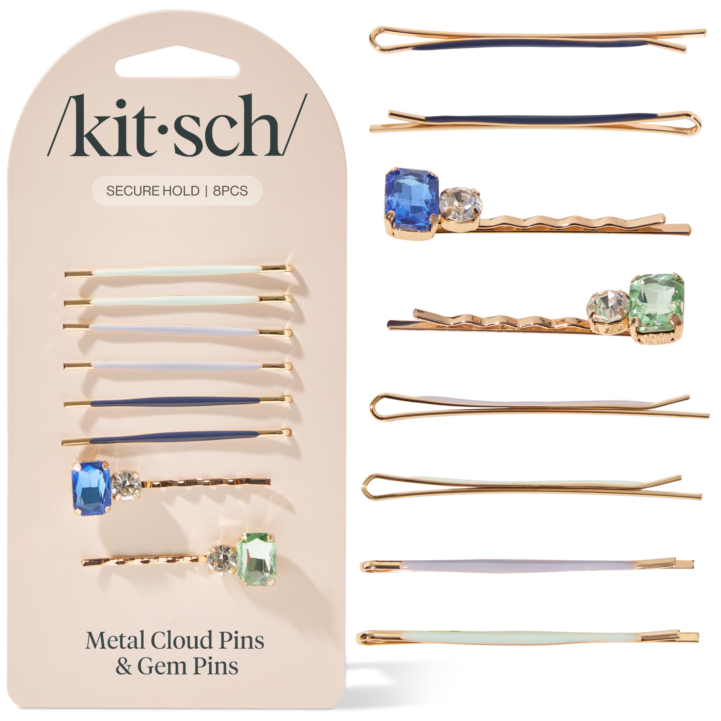 Kitsch Spiral Bobby Pins - Brown Hair Accessories -19 Kitsch Spiral Bobby Pins - Brown Hair Accessories -19