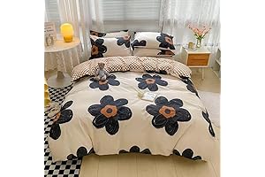 clothknow Black Sunflower Comforter
