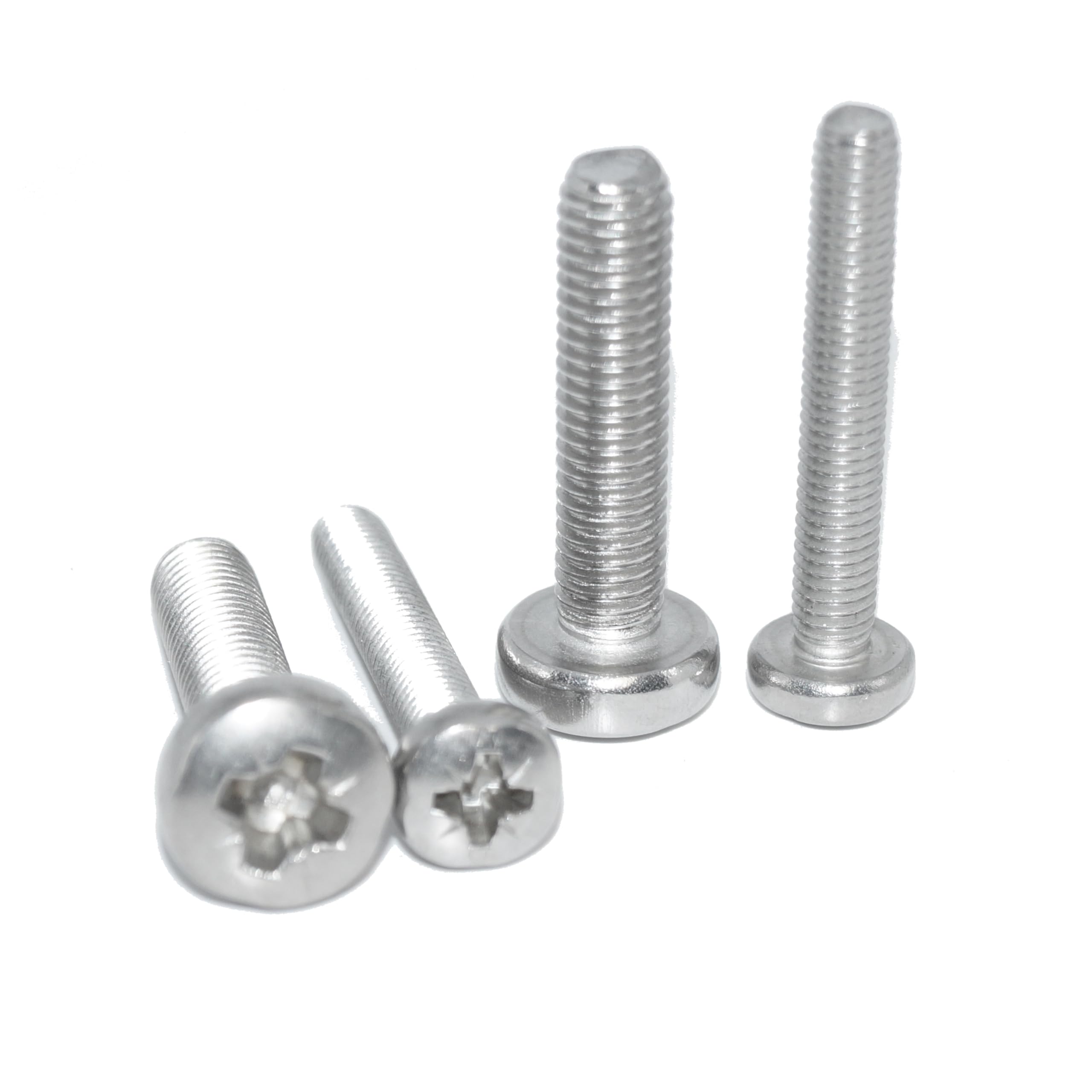 Pan Head Screws M3X5 Stainless Steel A2 / V2A Rust-Proof with Pozi Phillips DIN 7985 / ISO 7045 Machine Screw Pack of 20 - Image 3