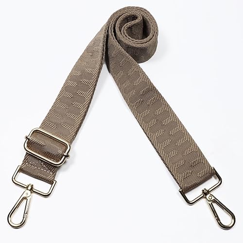 Miniatura 25 de Kolti Correa de repuesto para bolso, bolso cruzado a rayas anchas ajustables Hebilla de oro-04