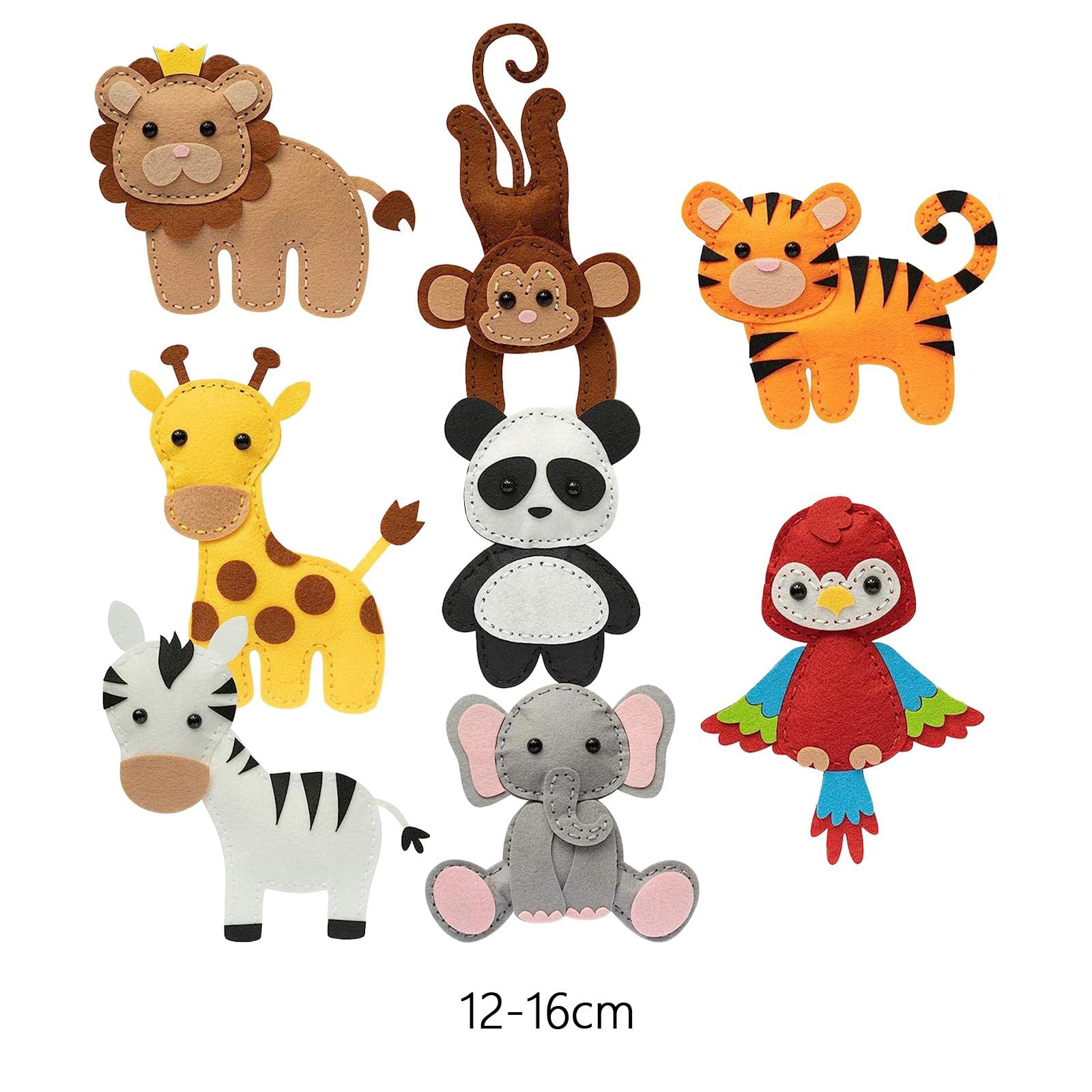 フェルトの動物達セット Amazon | 動物園 フェルト 動物 アニマル フェルト アニマル クラフト