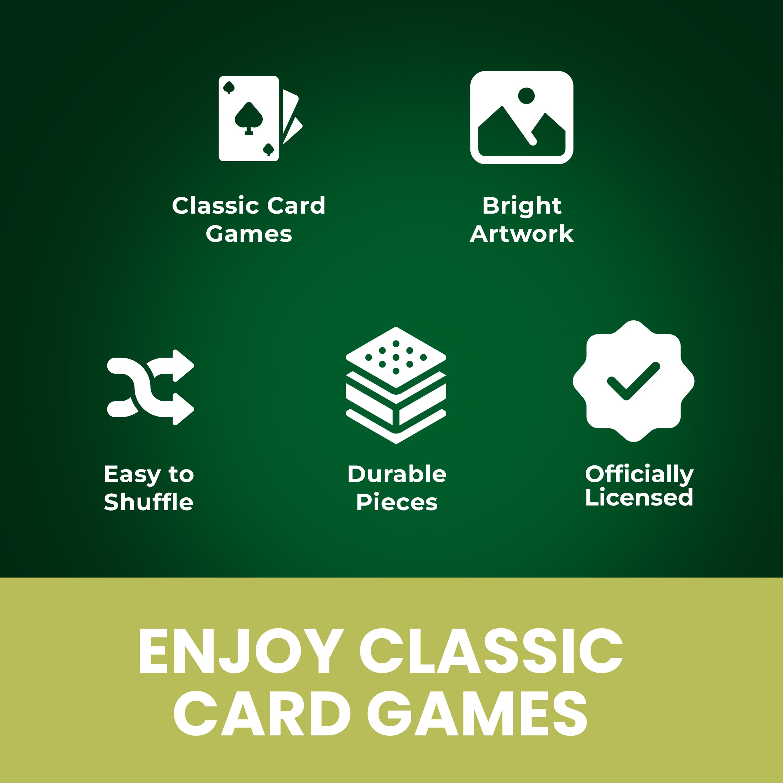 MasterPieces Officially Licensed Wizard of Playing Cards - 54 Card Deck for Adults