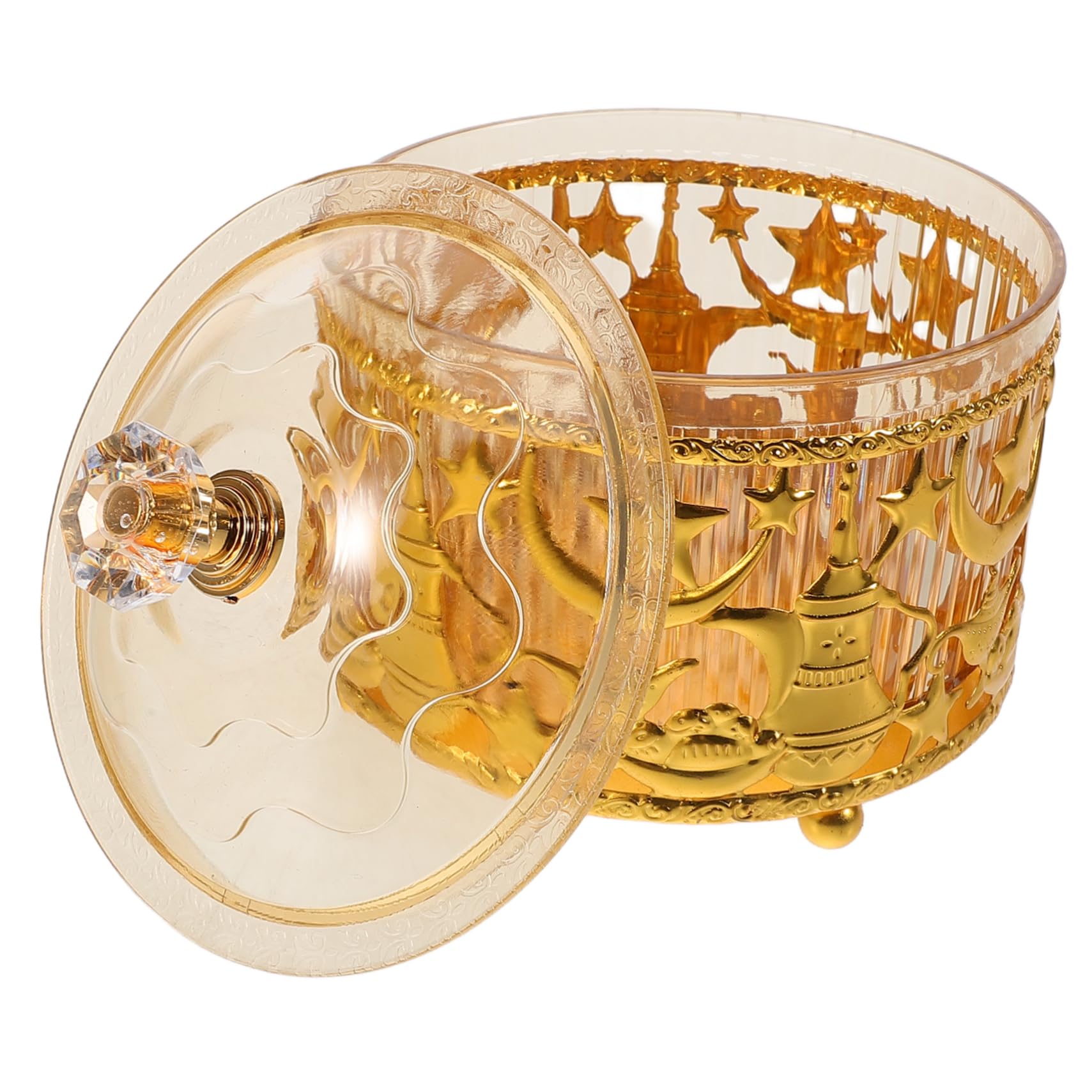 WATIIFUFU Eid -adha Candy Tray Candy Wrapping Boxes Candy Storage Container Fruit Plate Jewelry Tray Boxes Eid Snack Tray Candy Packaging Boxes Candy Boxes Party Favors Eid Tray Metal