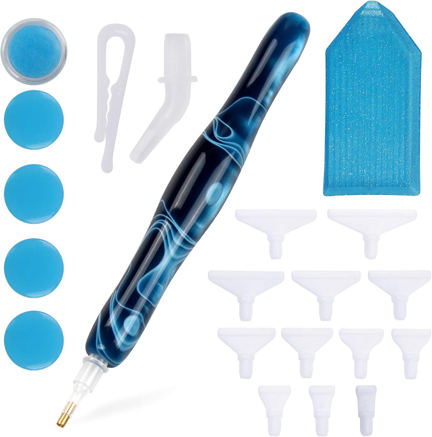 Susimond 18Pcs Diamond Painting Pen Tools Kit, Premium 5D Resin DIY