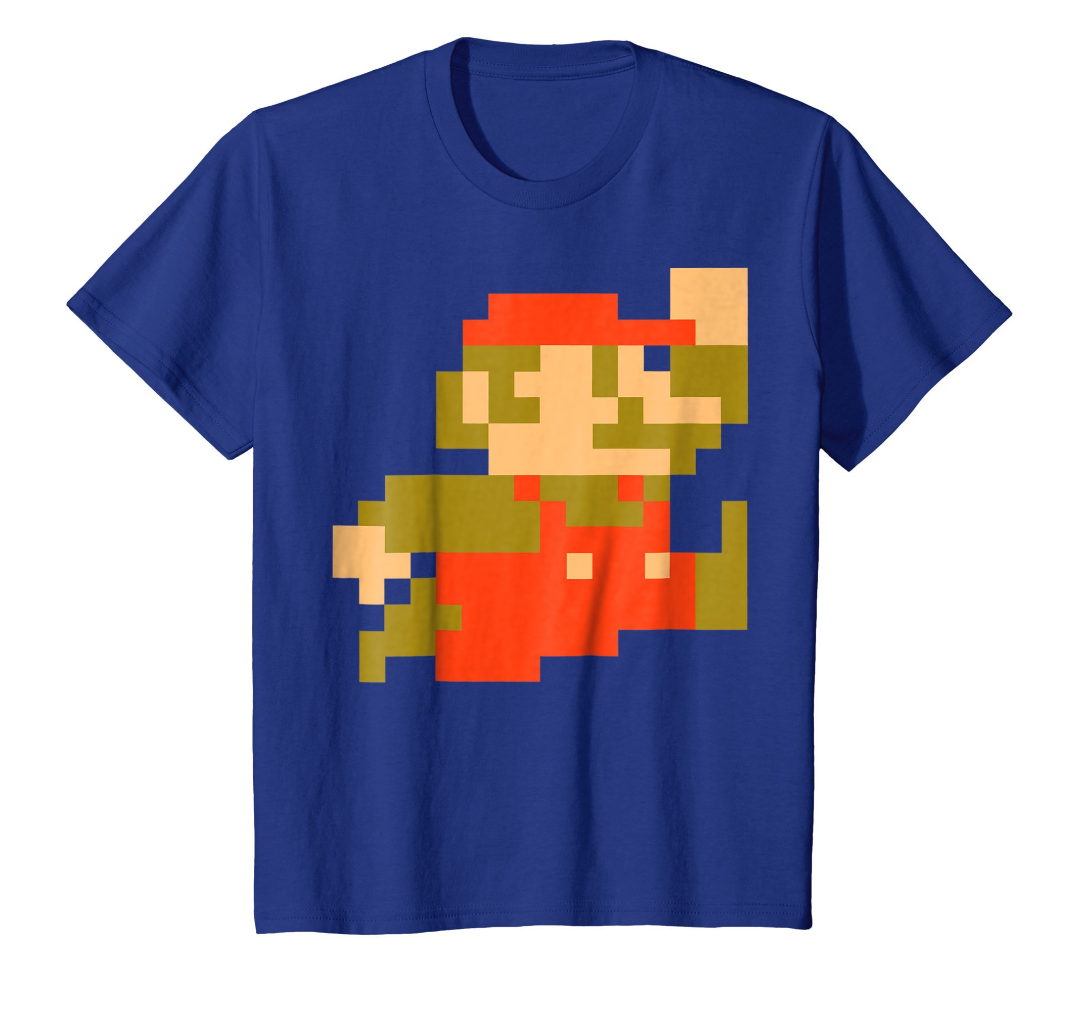 Nintendo Super Mario 8-bit Pixel Jump Graphic T-Shirt