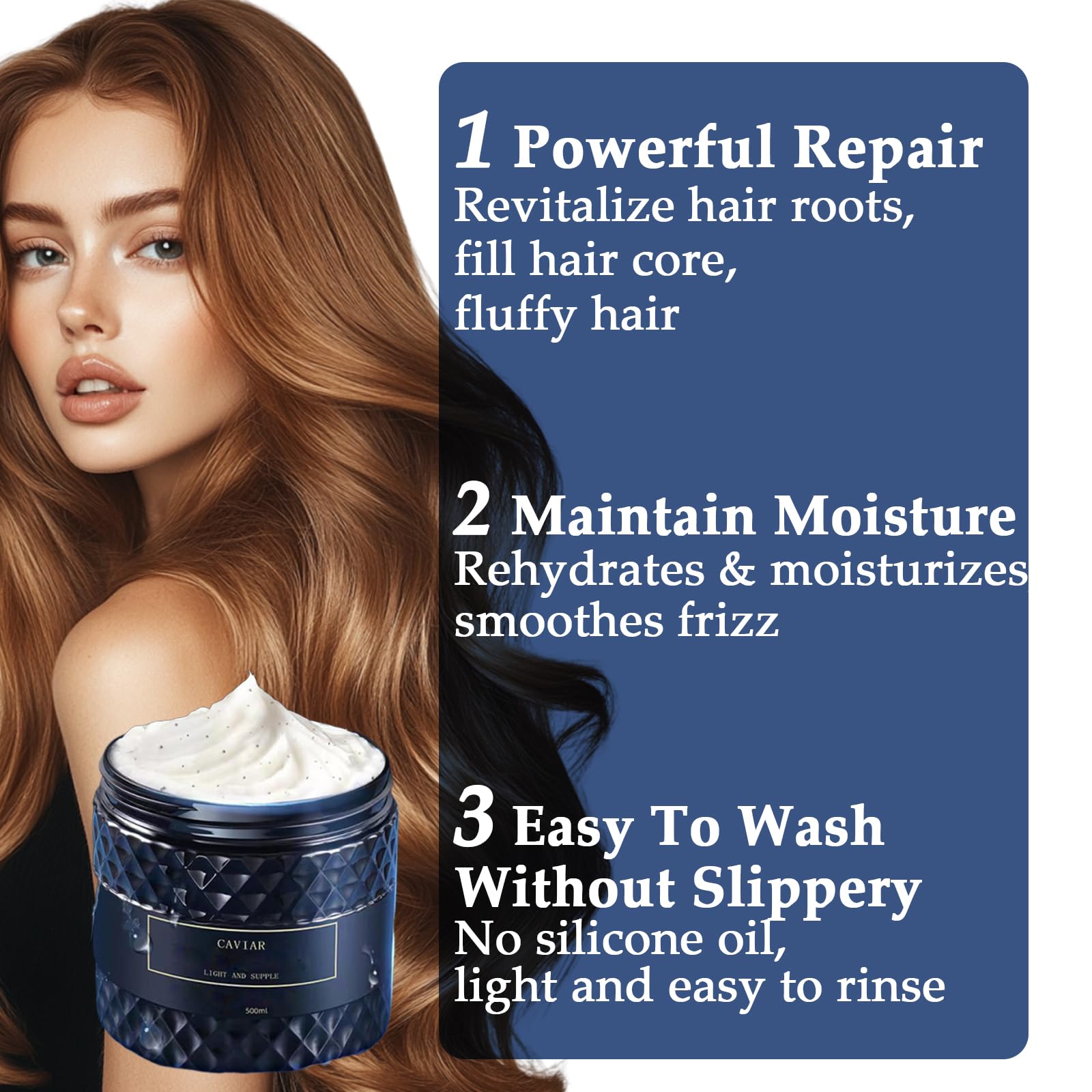 Caviar Hair Mask - Deep Repair Moisture Treatment