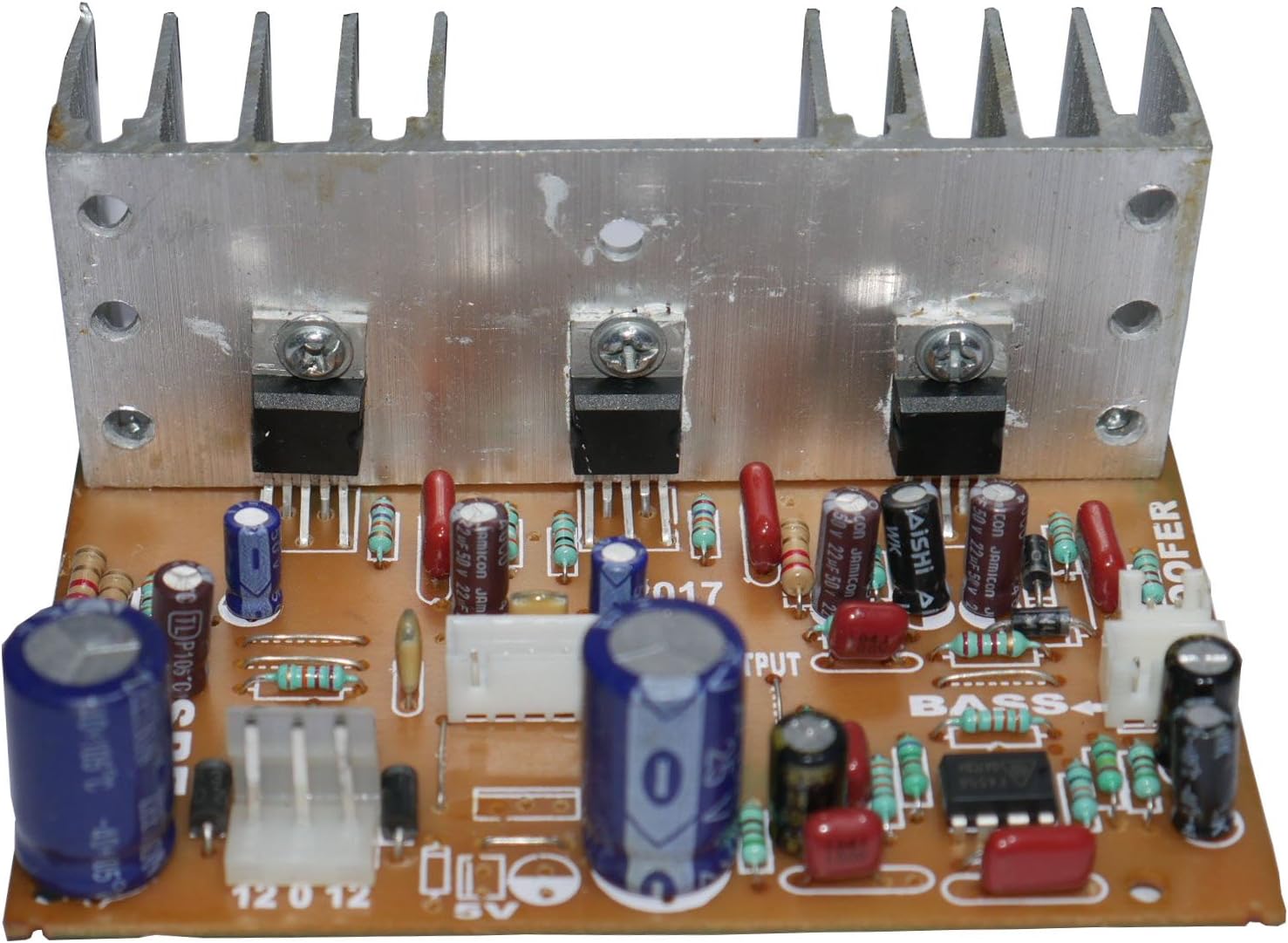 2.1 Home Theater Amplifier Board 100watt with bass Boost Support and 5 x connectors Included