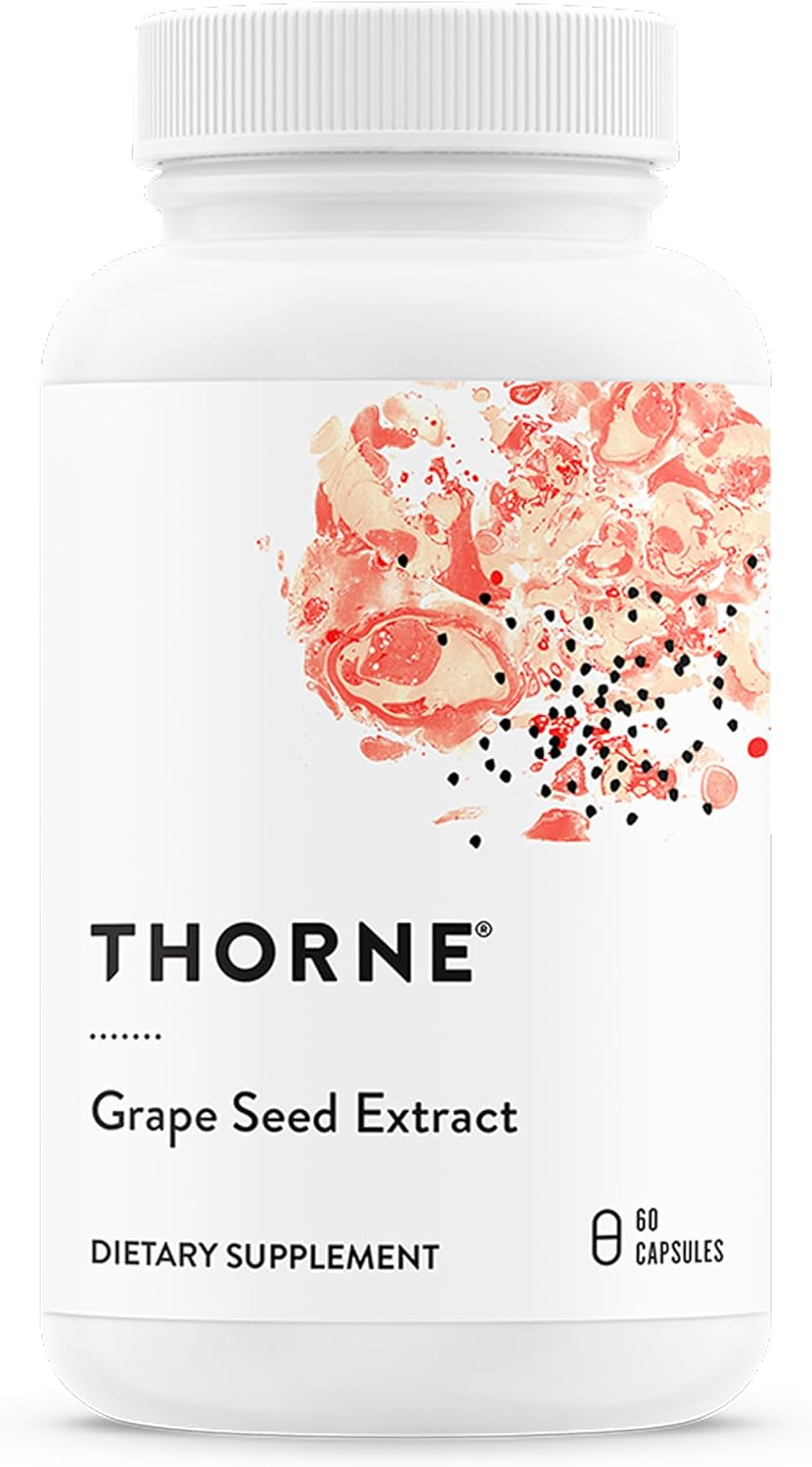 THORNE - Grape Seed Extract (Formerly O.P.C.-100) - Grape Seed Phytosome for Antioxidant Support* - 60 Capsules