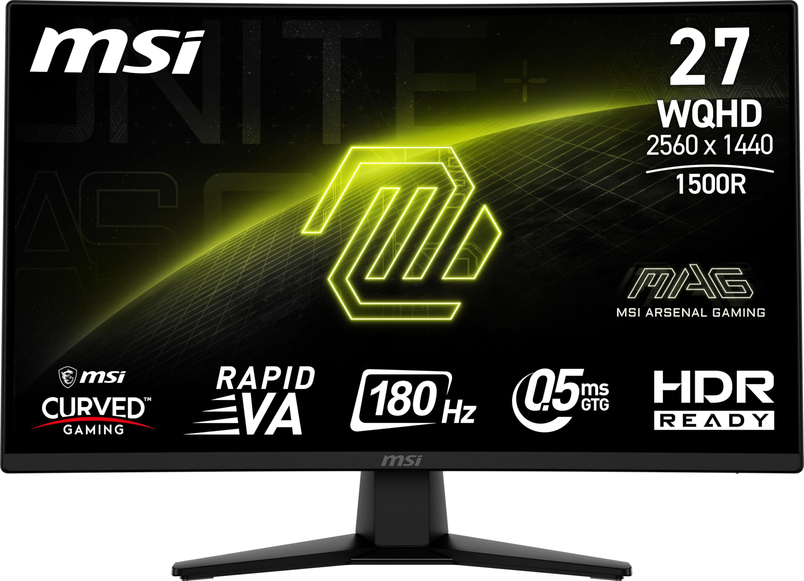 Amazon.com: msi MAG 274CQF 27-inch 2560 x 1440 (QHD) Curved
