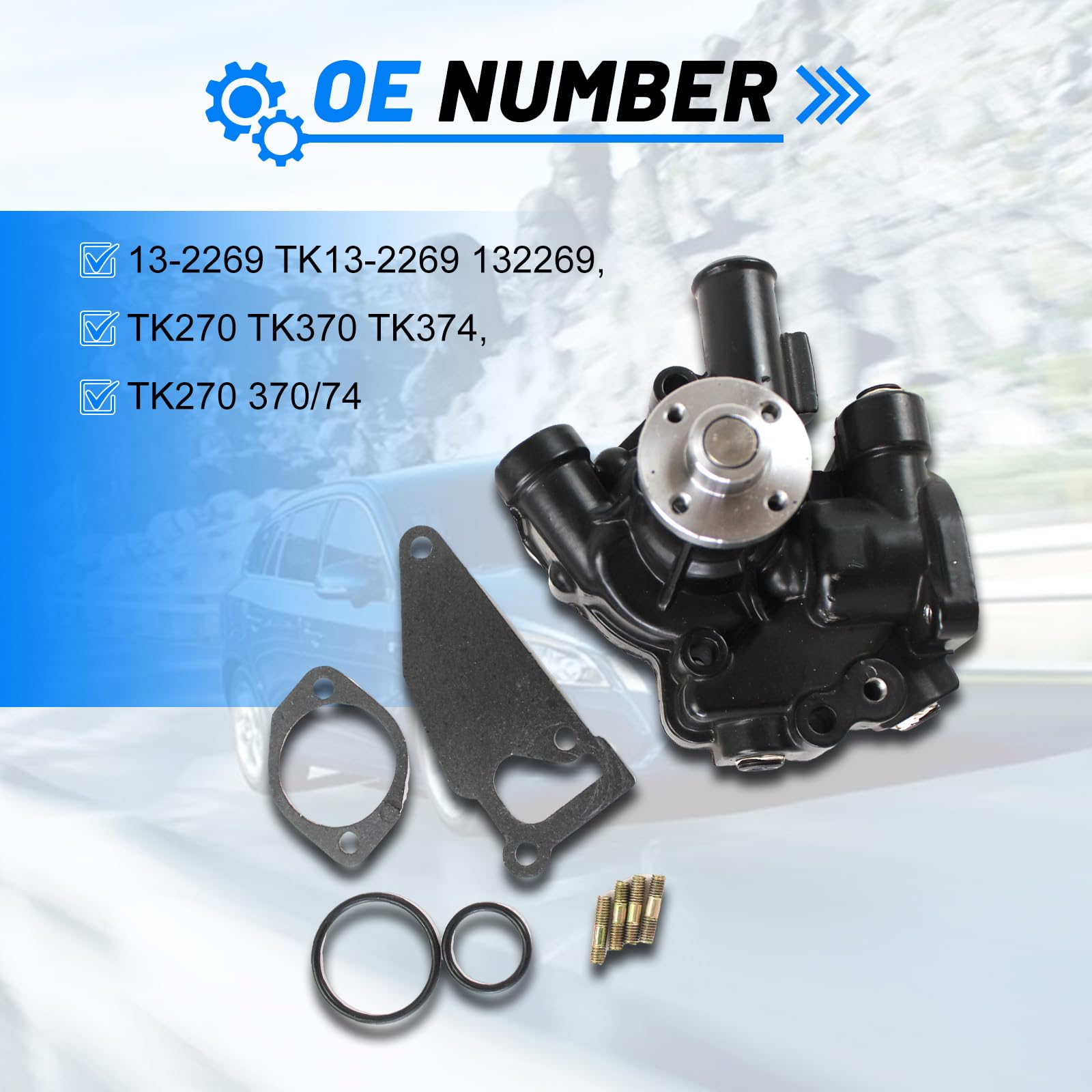 CHA ☆ cha Amazon.com: COPACHI Engine Water Pump 13-2269 132269