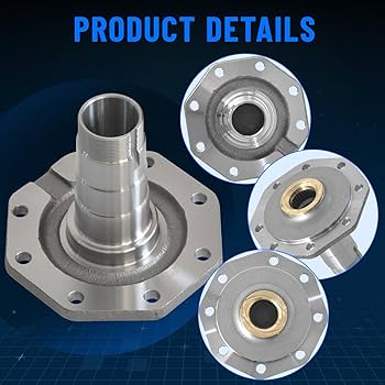 Amazon.com: BRTEC 43401-60080 2 Pack Front Axle Spindle for Toyota