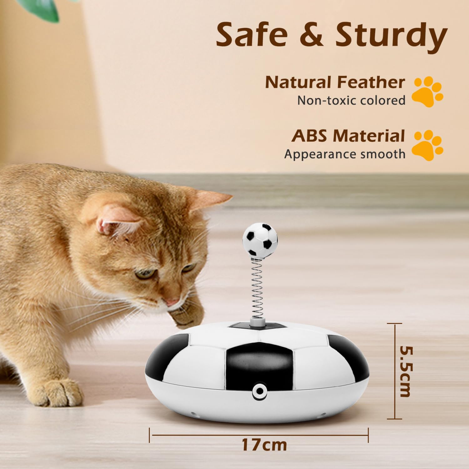 Giocattolo Interattivo Per Gatti Flappy Bird – Ricaricabile USB Type-C, Con Telecomando, Peluche A Forma Di Uccello Con Movimento E Cinguettio – Per Gattini E Giochi Al Chiuso
